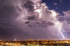 Lightning over Fort Lauderdale