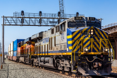 Train in the Port of San Pedro