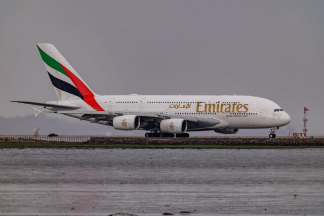 Emirates Airbus A380-800 departing SFO for DXB.
Date: 2026-03-31
Registration: A6-EUW

@emirates @flysfo @airbus #A380 #PlaneSpotting #AviationPhotography #Aviation #Travel #SFO #Airbus