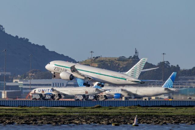 Zipair Boeing 787-8 Dreamliner departing SFO

@zipair.tokyo_official @flysfo #Planespotting #Aviation #AviationPhotography #Travel #Zipair #BoeingDreamliner #ShotOnCanon